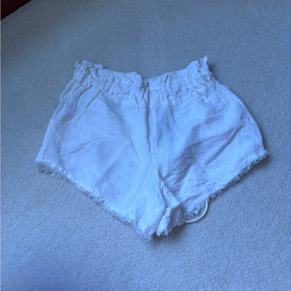 Young Fabulous & Broke White High Waist Shorts - Picture 2 of 3